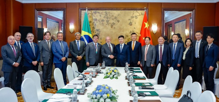 Audiência do presidente Lula e delegação brasileira com representantes da Norinco
