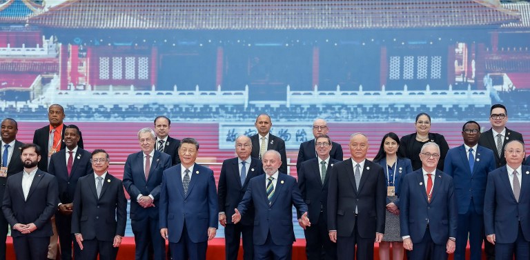 Presidente  Lula durante foto oficial dos Chefes de Delegação na Celac