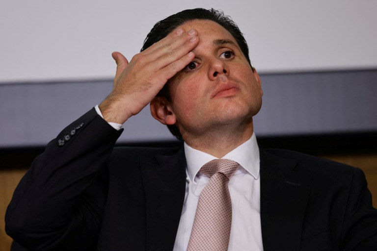 Presidente da Câmara dos Deputados, Hugo Motta, em Brasília