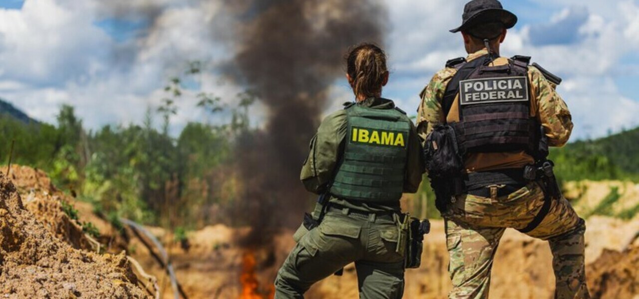 Operação conjunta do Ibama e Polícia Federal