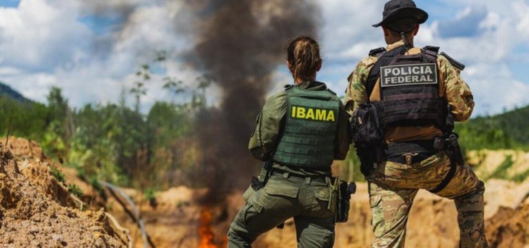 Operação conjunta do Ibama e Polícia Federal