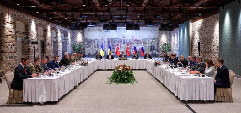 Reunião entre russos e ucranianos em Istambul, Turquia