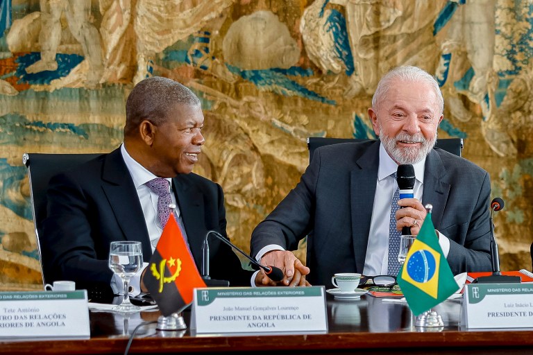 Reunião entre os presidentes Lula e João Lourenço