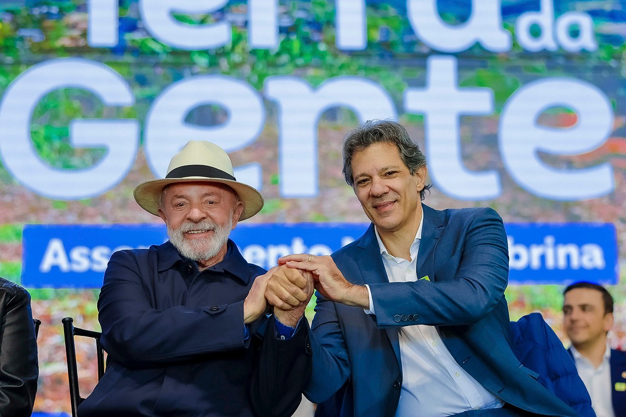 Lula e Fernando Haddad