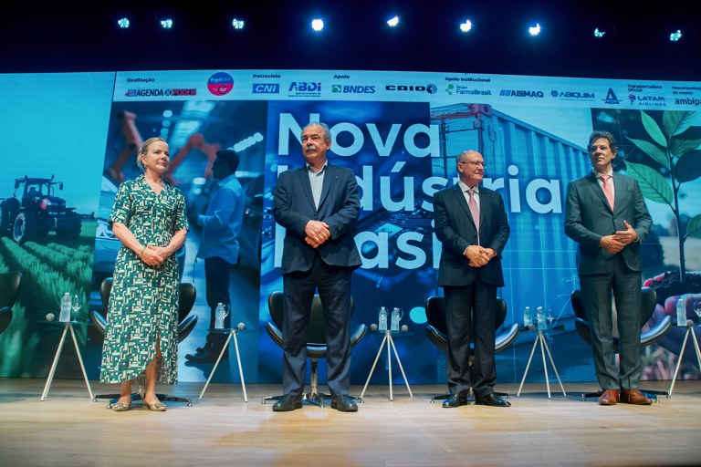Gleisi Hoffmann, Aloizio Mercadante, Geraldo Alckmin e Fernando Haddad