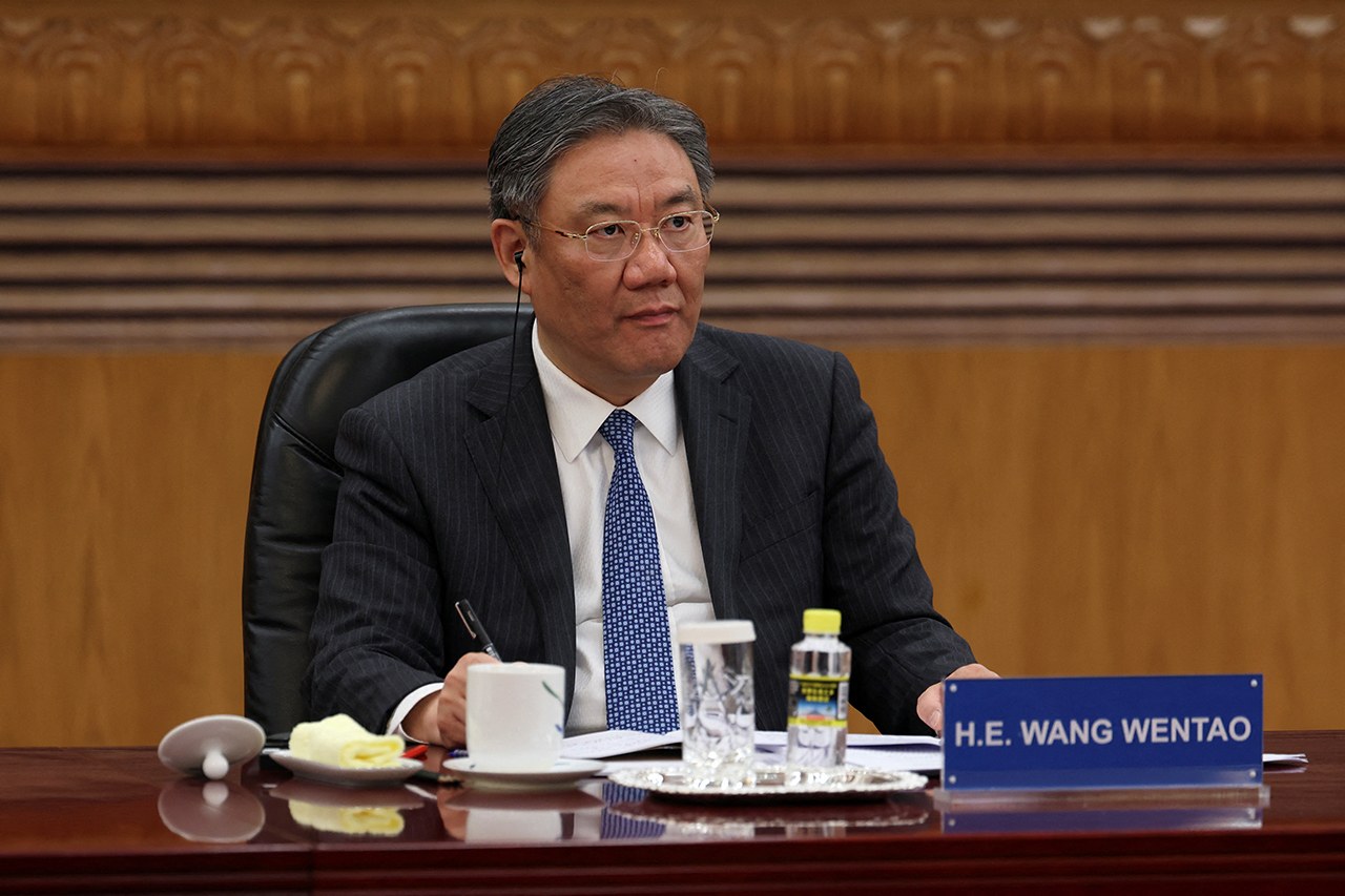 O ministro do Comércio da China, Wang Wentao