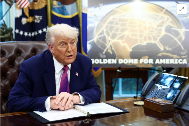 Trump apresenta o Golden Dome