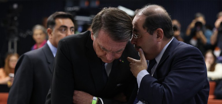 Jair Bolsonaro e Celso Vilardi