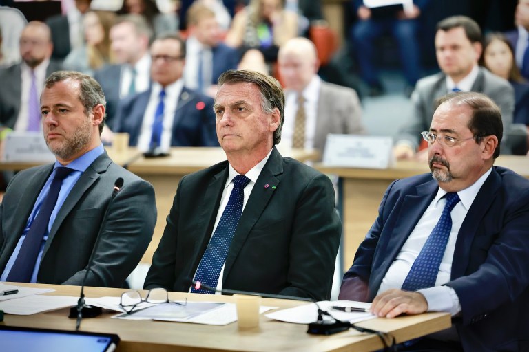 Interrogatório de Bolsonaro no âmbito da Ação Penal (AP) 2668, em Brasília - 10/06/2025