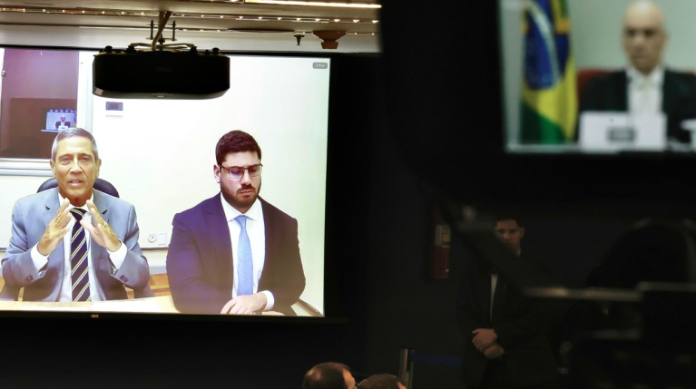 Walter Braga Netto presta depoimento ao STF por videconferência - 10/06/2025