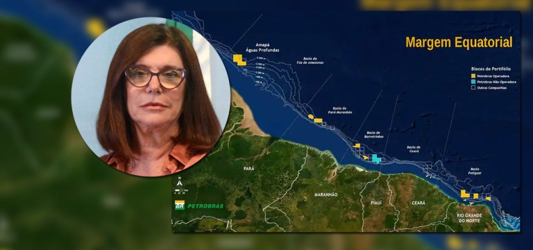Presidenta da Petrobras Magda Chambriard, e a margem equatorial