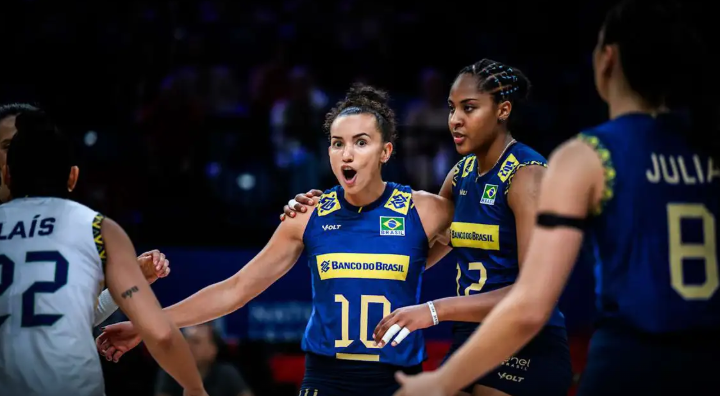 Ana Cristina lidera vitória brasileira pela Liga das Nações de vôlei