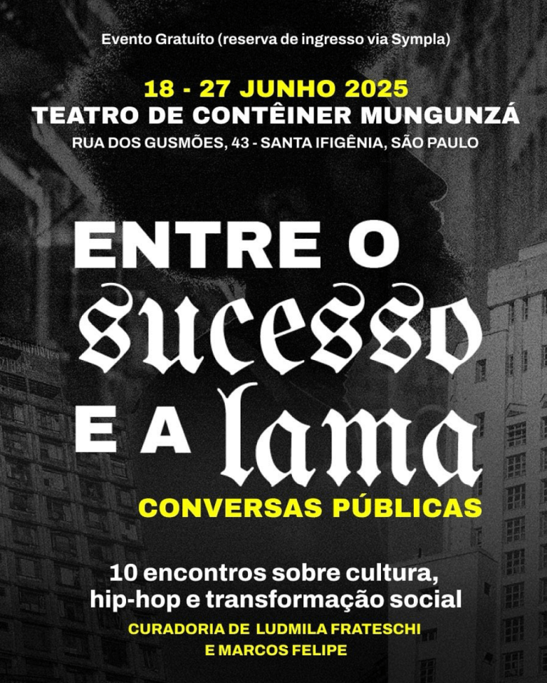 Evento ocorre entre dias 18.a 27 de junho no Teatro de Contêiner Mungunzá, em São Paulo-SP. Dep. Pastor Henrique Vieira, Sara York e Cidinha da Silva participam da mesa 9 no dia 26