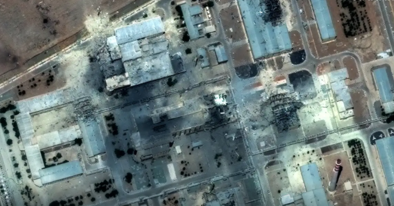 Instalação nuclear, Irã Foto de Satélite/ EBC