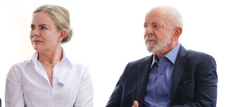 Gleisi Hoffmann e Lula