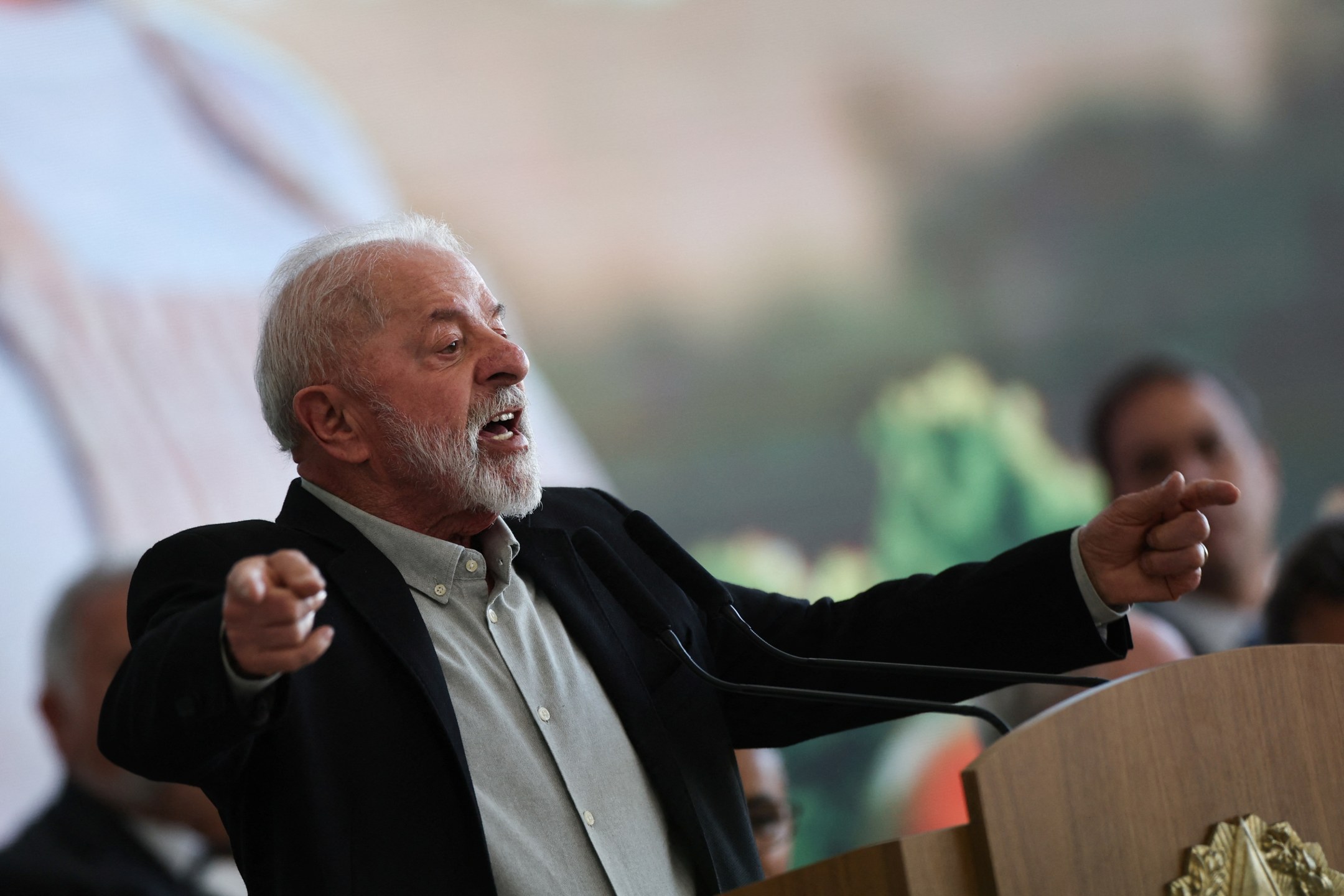 Luiz Inácio Lula da Silva durante cerimônia em Brasília - 30/06/2025