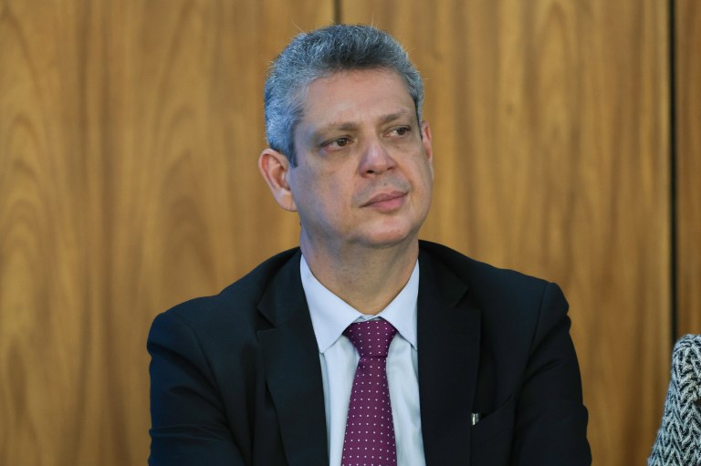 Ministro Márcio Macêdo (Secretaria-Geral), durante cerimônia de assinatura de parcerias para fortalecimento da produção e inovação de vacinas e biofármacos