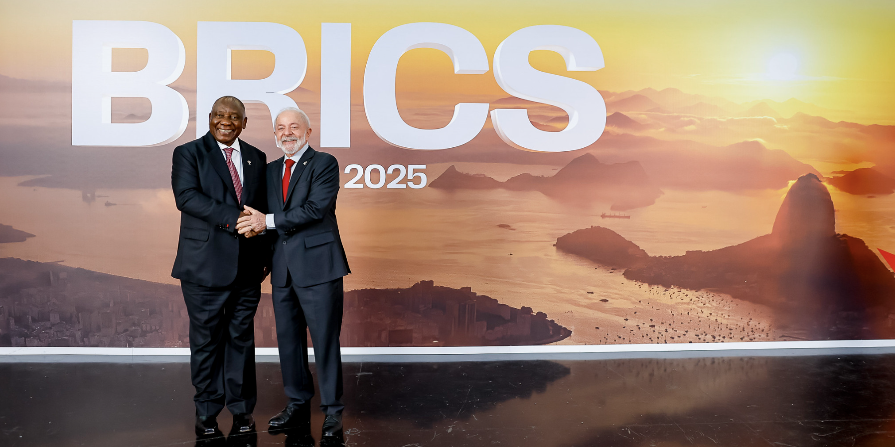 Cyril Ramaphosa e Lula - Rio de Janeiro-RJ - 06/07/2025