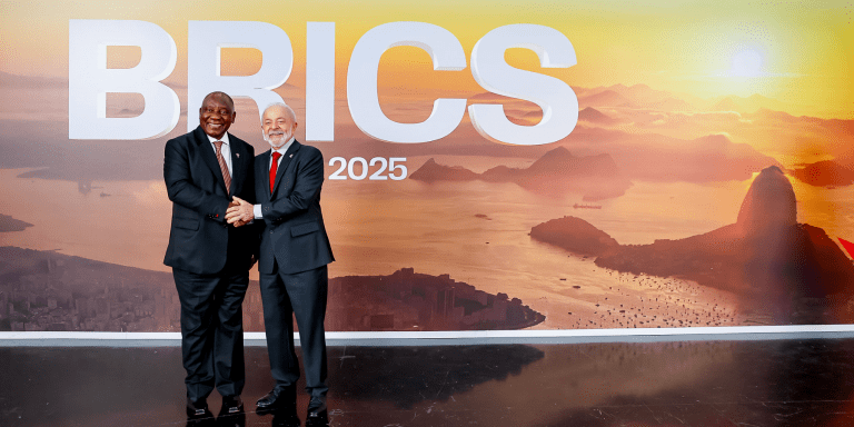 Cyril Ramaphosa e Lula - Rio de Janeiro-RJ - 06/07/2025