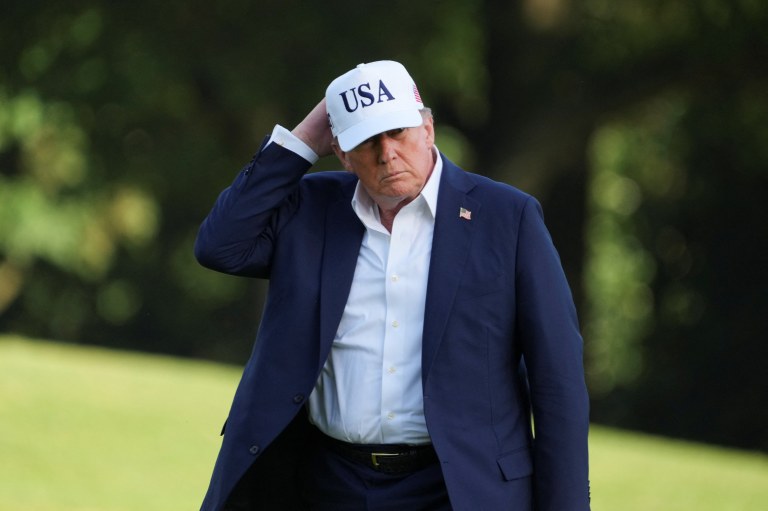 O presidente dos Estados Unidos, Donald Trump - 6/7/2025