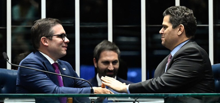 Hugo Motta e Davi Alcolumbre