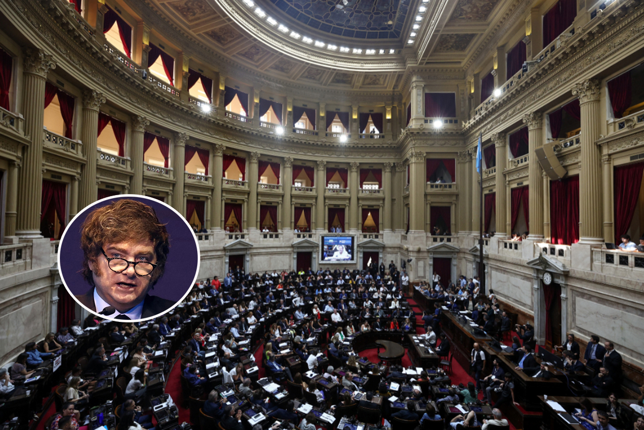 Javier Milei e o Senado argentino