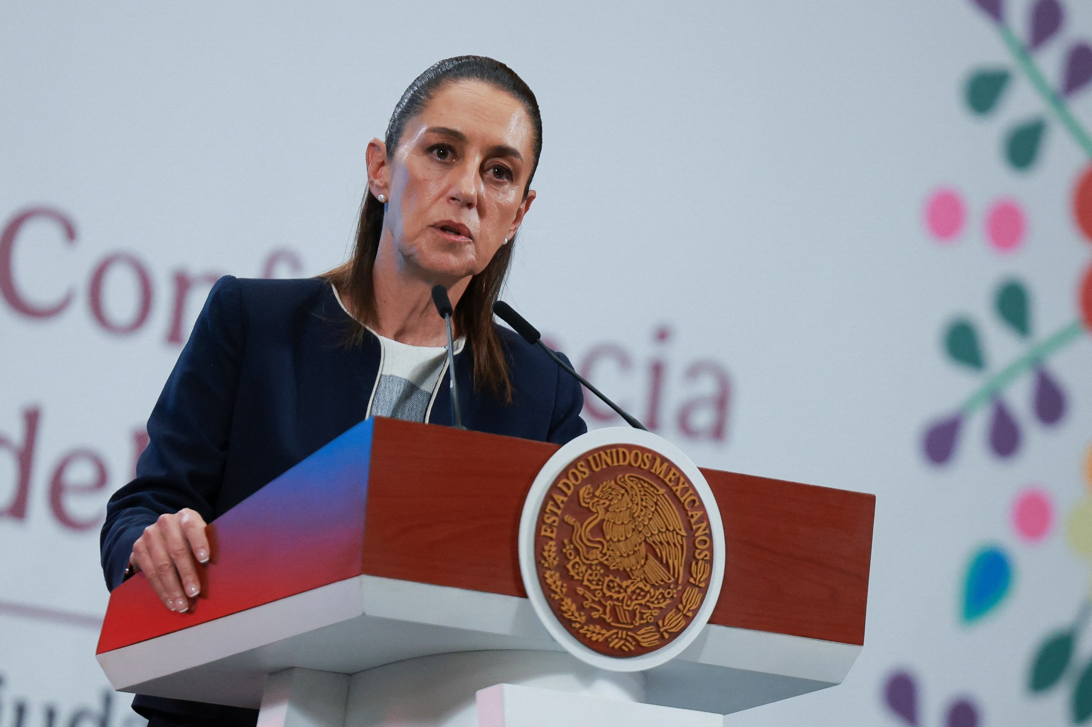 Presidente do México, Claudia Sheinbaum, dá entrevista coletiva
14/07/2025