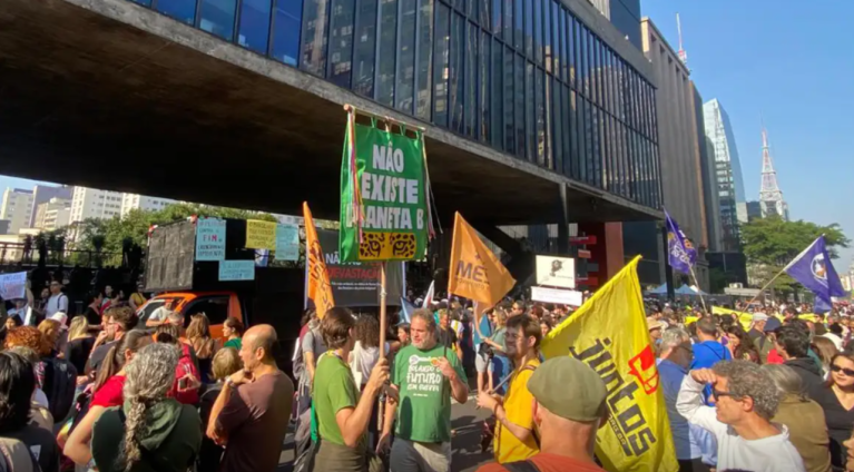 Protesto contra PL da Devastação