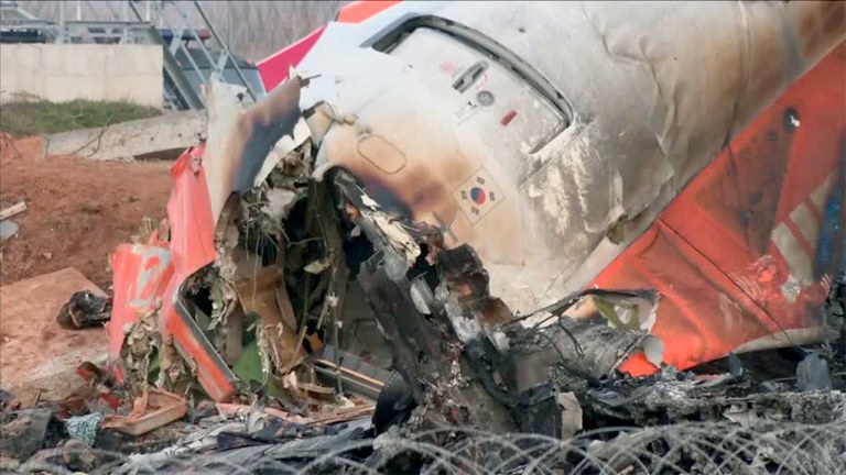 Avião na Coreia do Sul