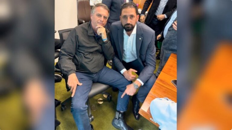 Jair Bolsonaro e Maurício do Vôlei