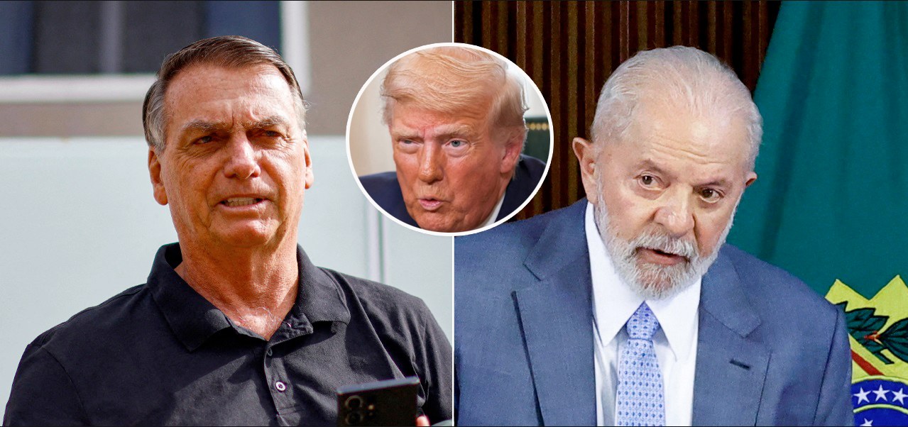 Jair Bolsonaro, Donald Trump e Lula