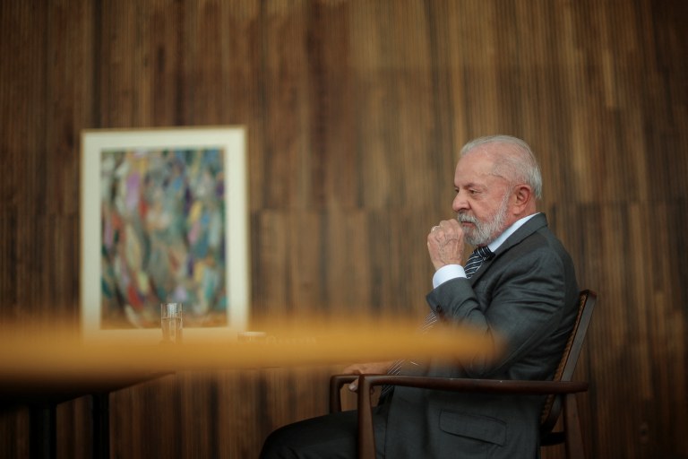 Lula concede entrevista exclusiva à Reuters no Palácio da Alvorada