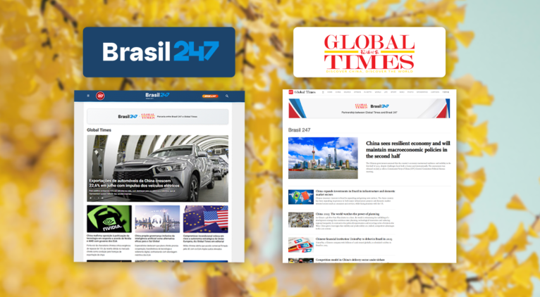 Parceria editorial entre Brasil 247 e Global Times