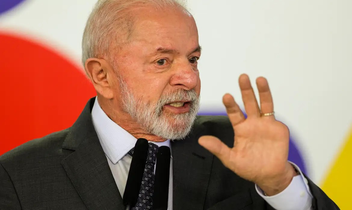 O presidente Luiz Inácio Lula da Silva