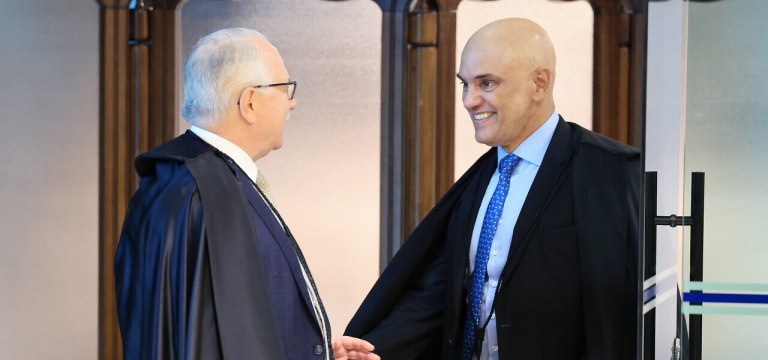 Edson Fachin e Alexandre de Moraes