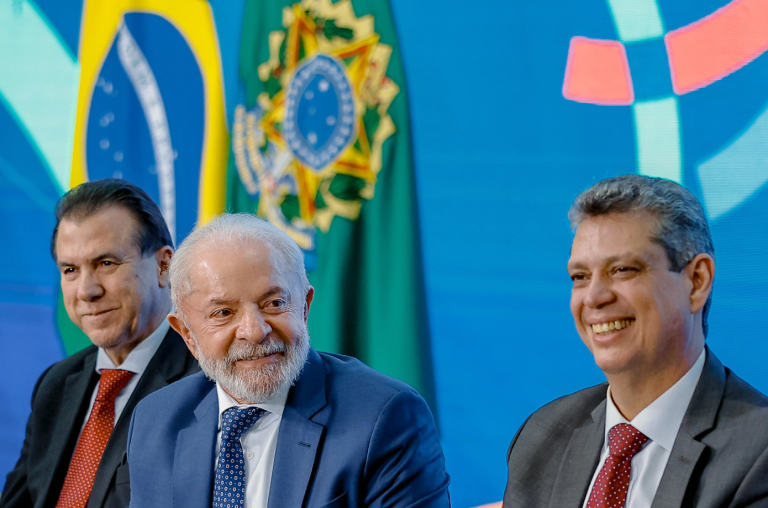 Luiz Marinho, Lula e Márcio Macêdo - 13/08/2025