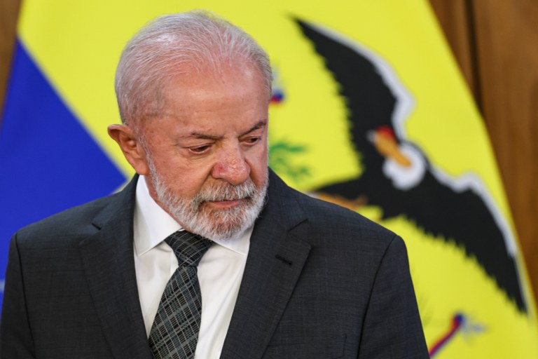 Brasília (DF), 18/08/2025 - O presidente Luiz Inácio Lula da Silva durante cerimônia de assinatura de atos e declaração à imprensa juntamento com o presidente do Equador, Daniel Noboa, no Palácio do Planalto.