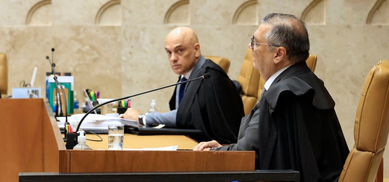 Alexandre de Moraes e Flávio Dino