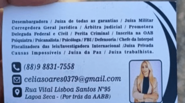 Cartão de visita de Célia Soares
