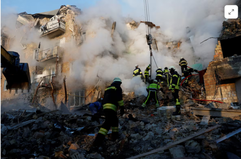 Ataque russo em Kiev