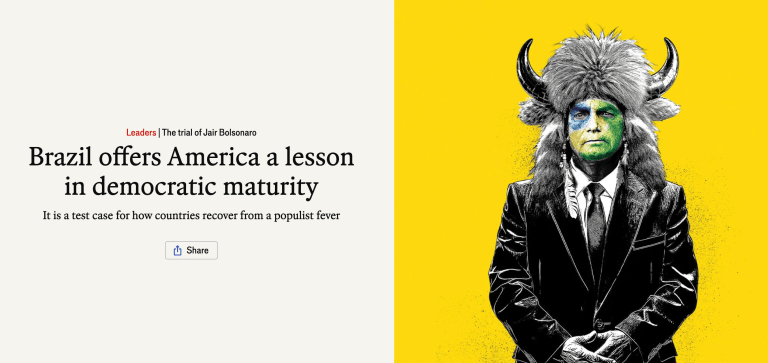 Capa da revista The Economist