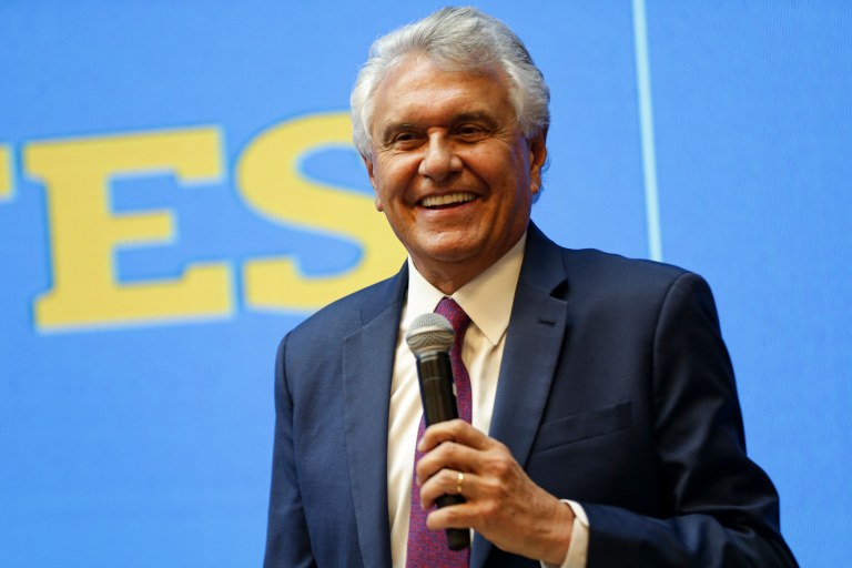O governador de Goiás, Ronaldo Caiado