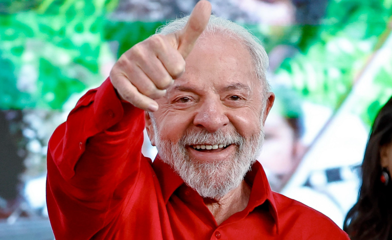 O presidente Luiz Inácio Lula da Silva em Contagem (MG) - 29 de agosto de 2025