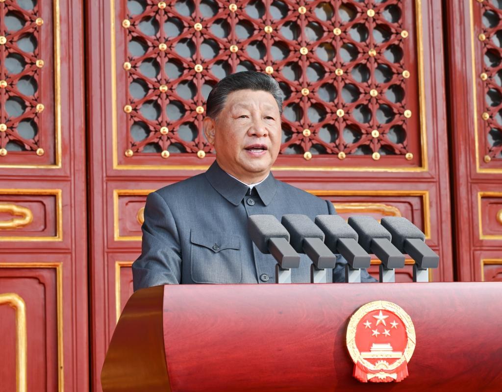 Xi discursa na recepção do Dia da Vitória