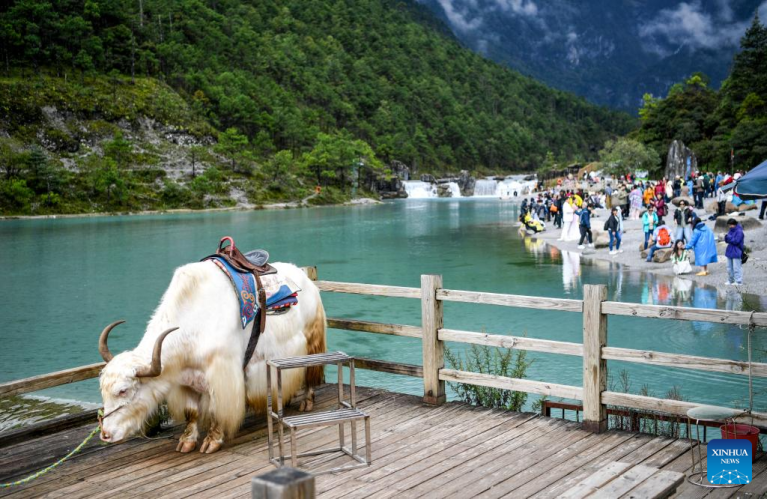 Paisagem do Vale Lanyue em Yunnan, no sudoeste da China