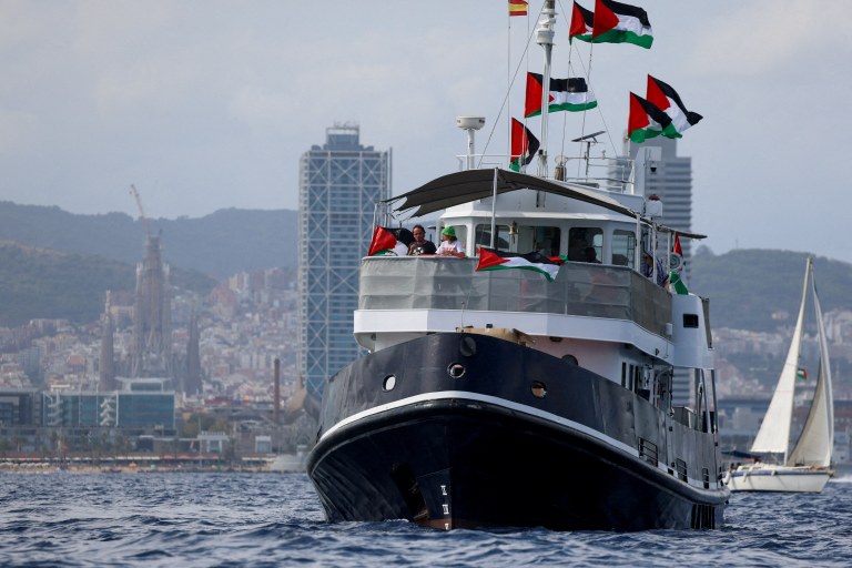 Flotilha humanitária, incluindo Greta Thunberg, parte da Espanha para Gaza
31/08/2025
REUTERS/Nacho Doce