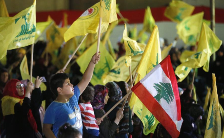 Apoiadores do Hezbollah no Líbano