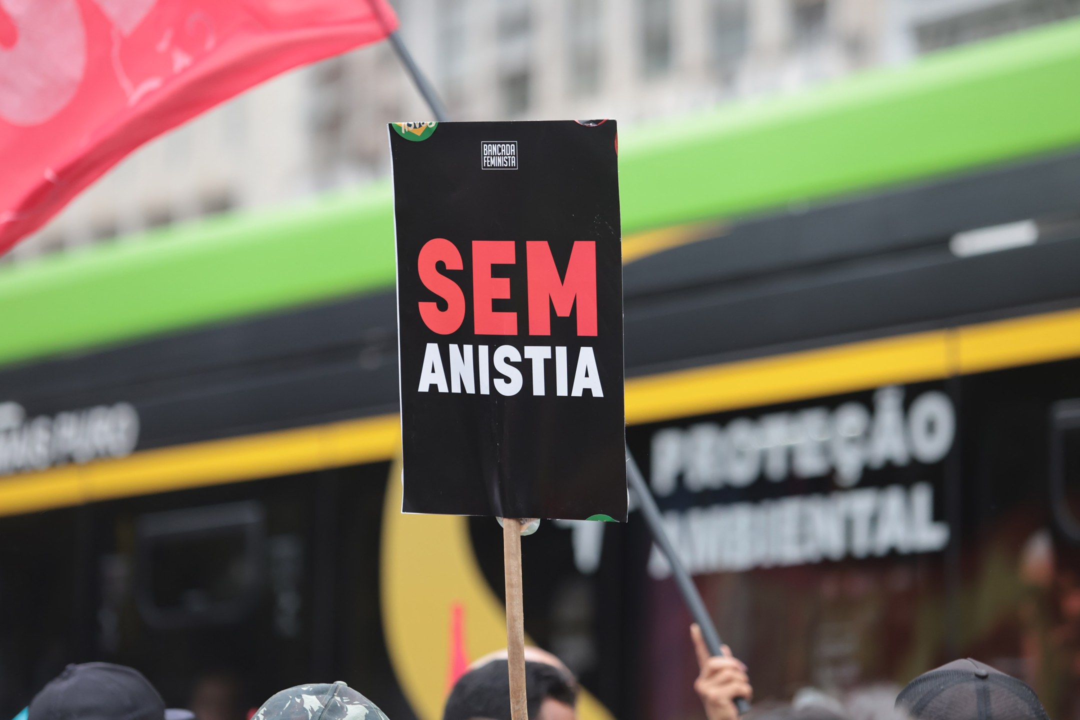 São Paulo (SP), 07/09/2025 - Ato em defesa da soberania e contra a anistia aos golpistas, na Praça da República