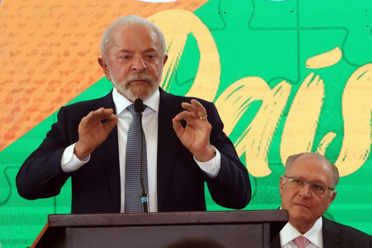 O presidente Luiz Inácio Lula da Silva
