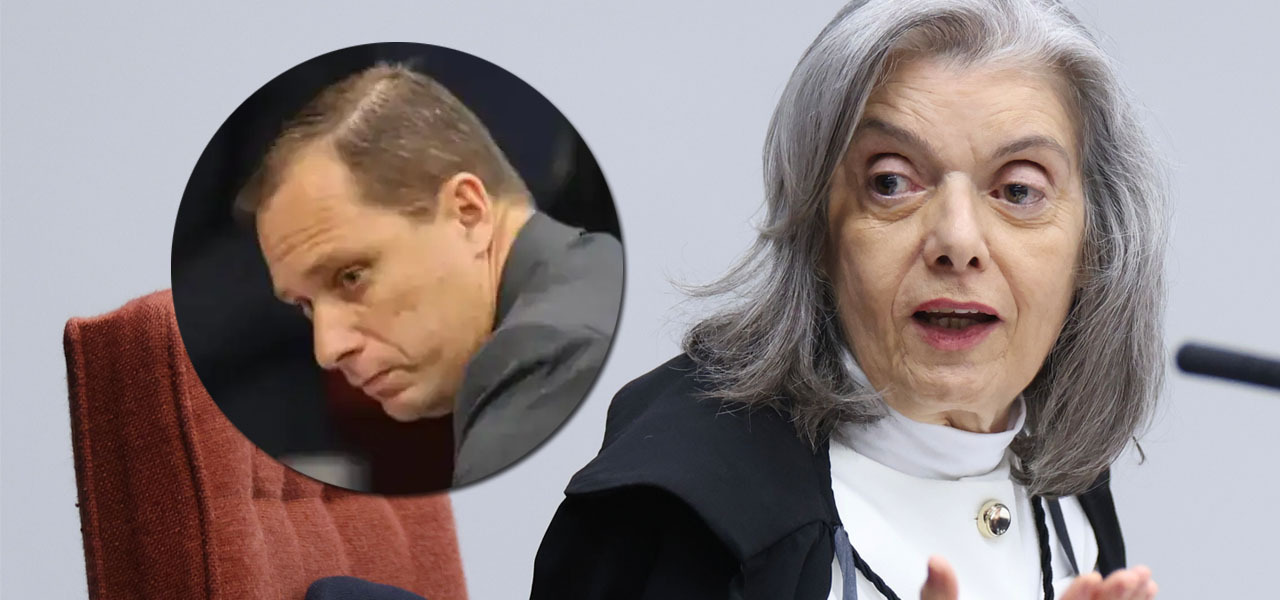 Mauro Cid e Cármen Lúcia